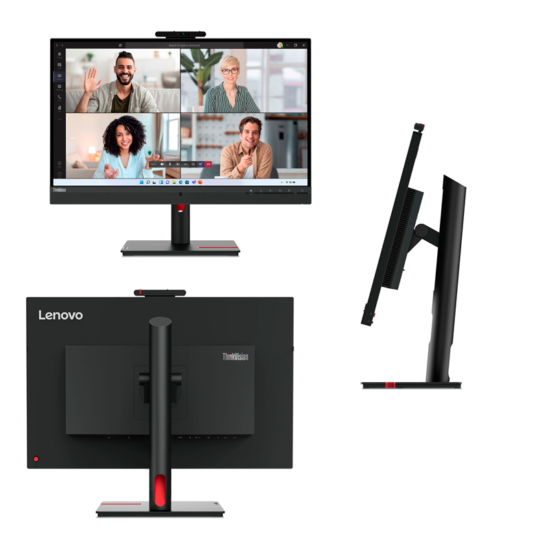 Monitor Lenovo ThinkVision T27hv-30 con Cámara Web y Audio Profesional